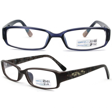 2015 Latest Styles Eyeglasses Plastic Optical Glasses (BJ12-051)